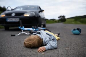 Child hurt in car wreck